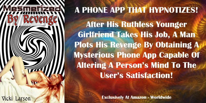 MESMERIZED FOR REVENGE
Another #NEW Sizzling Entry in The Mesmerized Series!
US: tinyurl.com/3azzad48
UK: tinyurl.com/3cr2x86h
Canada: tinyurl.com/4rcwv5vj
#EARTG #IARTG #Bookboost #Erotic #Hypnosis #Scifi #Paranormal #Revenge #BookBoost 
#FREE With #KindleUnlimited
