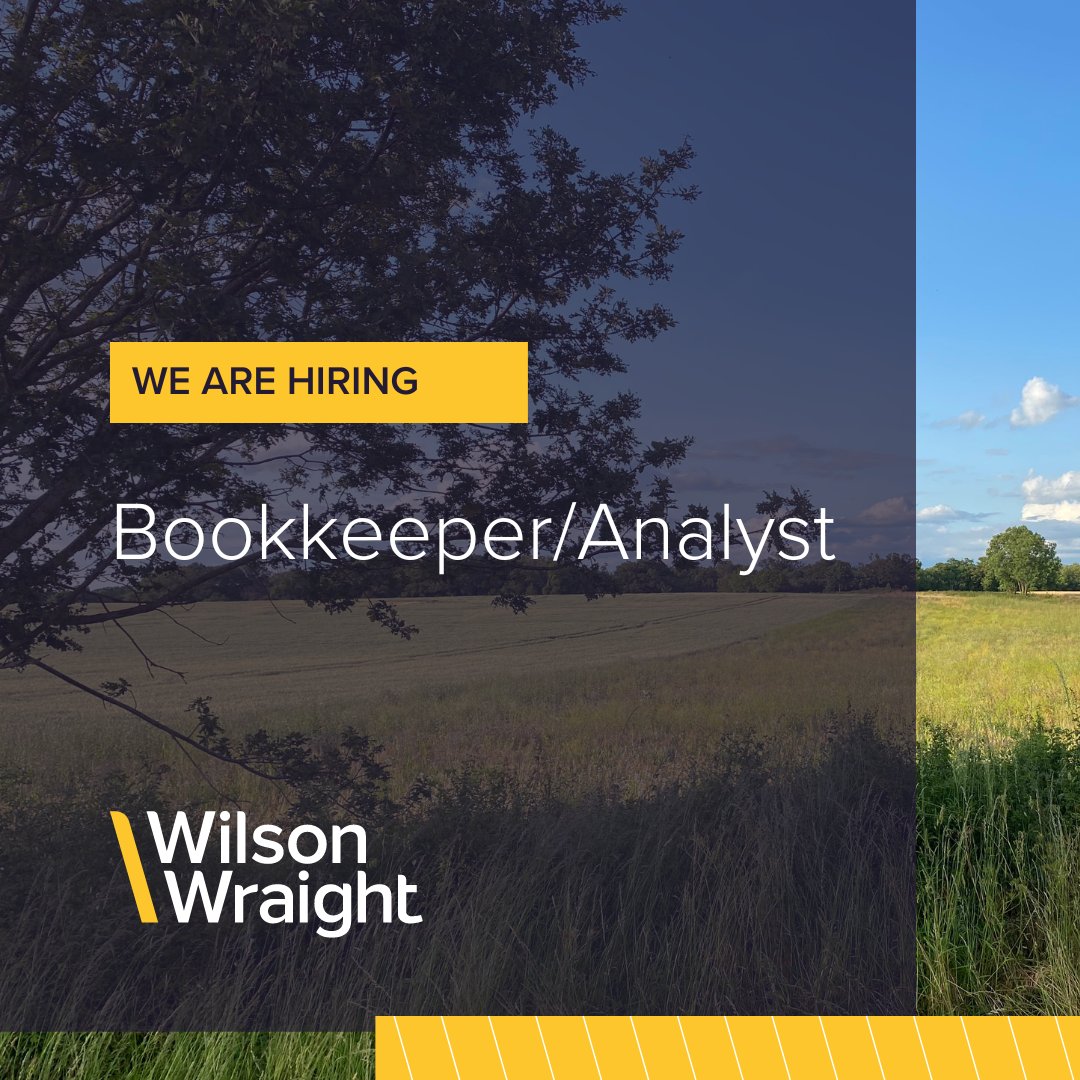 💼We are hiring! 💼
We are looking for a Bookkeeper/Analyst to join the team at Wilson Wraight in Bury St Edmunds. Head over to our website for more information or click here ⬇️
wilsonwraight.co.uk/jobs/

#bookkeeper #AnalystJobs #burystedmundsbusiness #wearehiring
