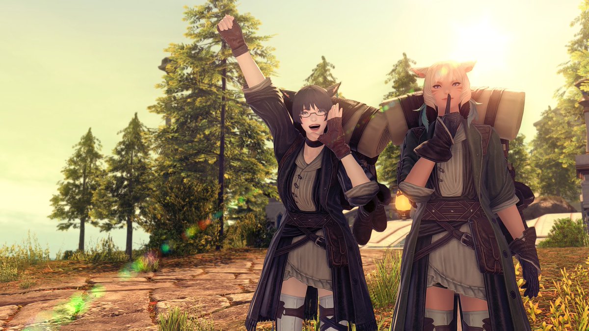 almondmarch's tweet photo. Ready to the new world!! 
#FFXIV https://t.co/f9Ld8YKHLD
