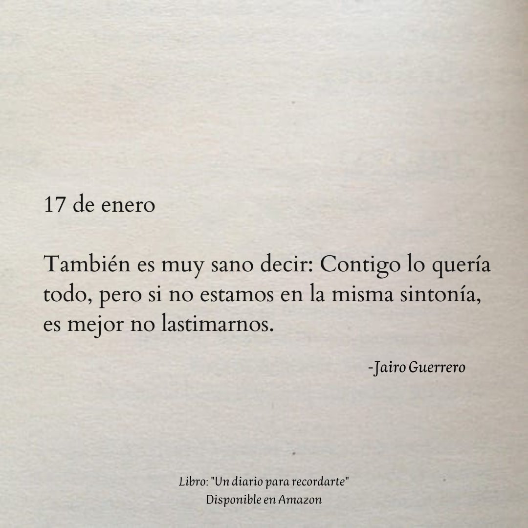 17 de enero. ✍🏼