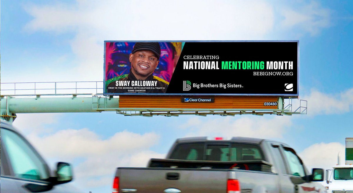 So what happens when some incredible leaders join a billboard campaign collaboration between BBBSA & @ccoutdoor to elevate positive mentorship during #NationalMentoringMonth? They create game changing experiences for young people by attracting more men as mentors for our mission!