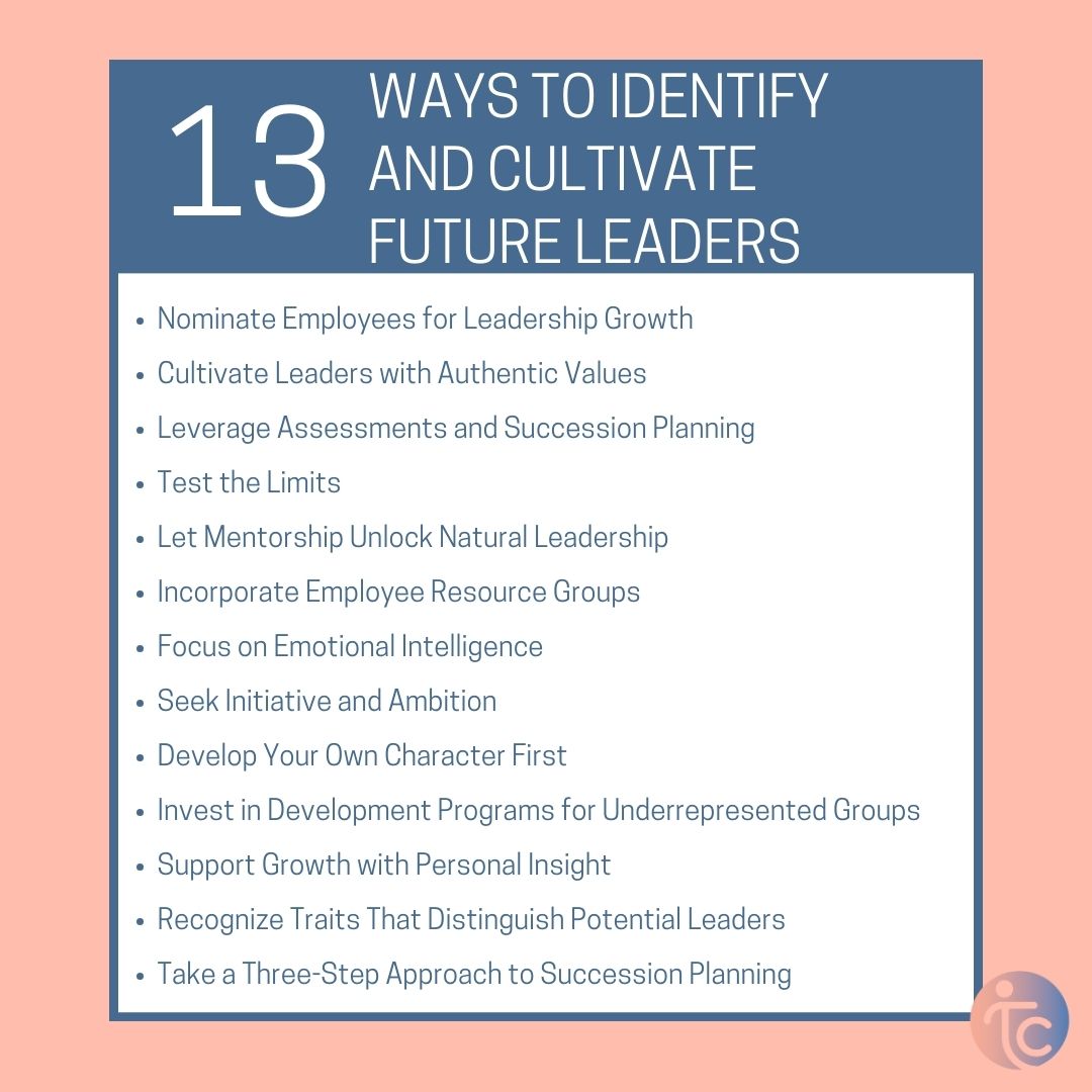 Ready to transform your talent management? From fostering authentic values to utilizing assessments & mentorship '13 Ways to Identify and Cultivate Future Leaders' by @BrettFarmiloe talentculture.com/13-ways-to-ide… #LeadershipDevelopment #TalentManagement #ProfessionalGrowth #WorkTrends