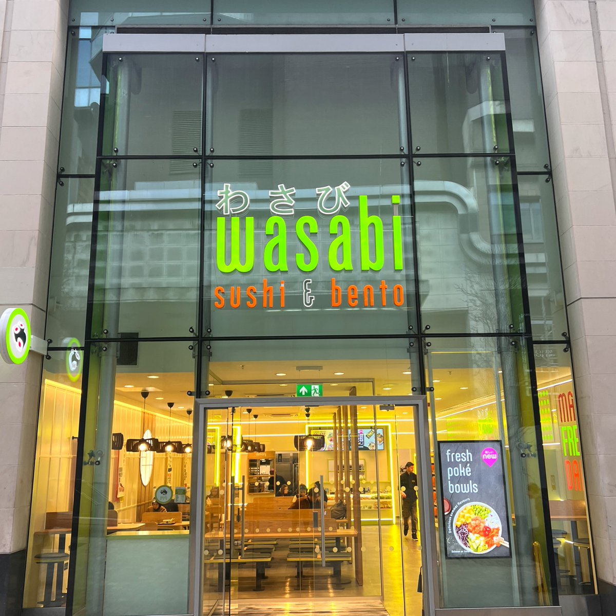 Our Wasabi store has a new location on Albion Street and a fresh new look. Pop in for lunch and eat the rainbow this January! #TrinityLeeds