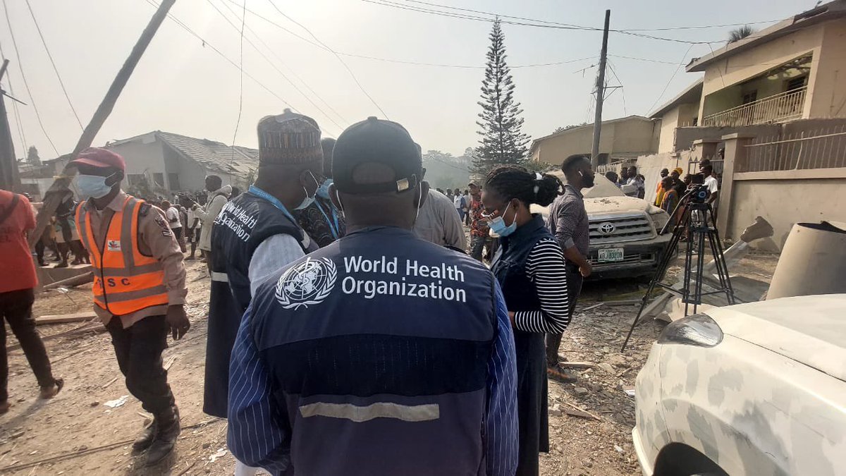 WMulombo's tweet photo. Concerned by the news of an explosion that rocked Ibadan with ensuing casualties and death. @WHONigeria commiserates with the @oyostategovt and affected families. Our thoughts and prayers are with those who lost their loved ones. @UN_Nigeria https://t.co/eZmBUnVNJM