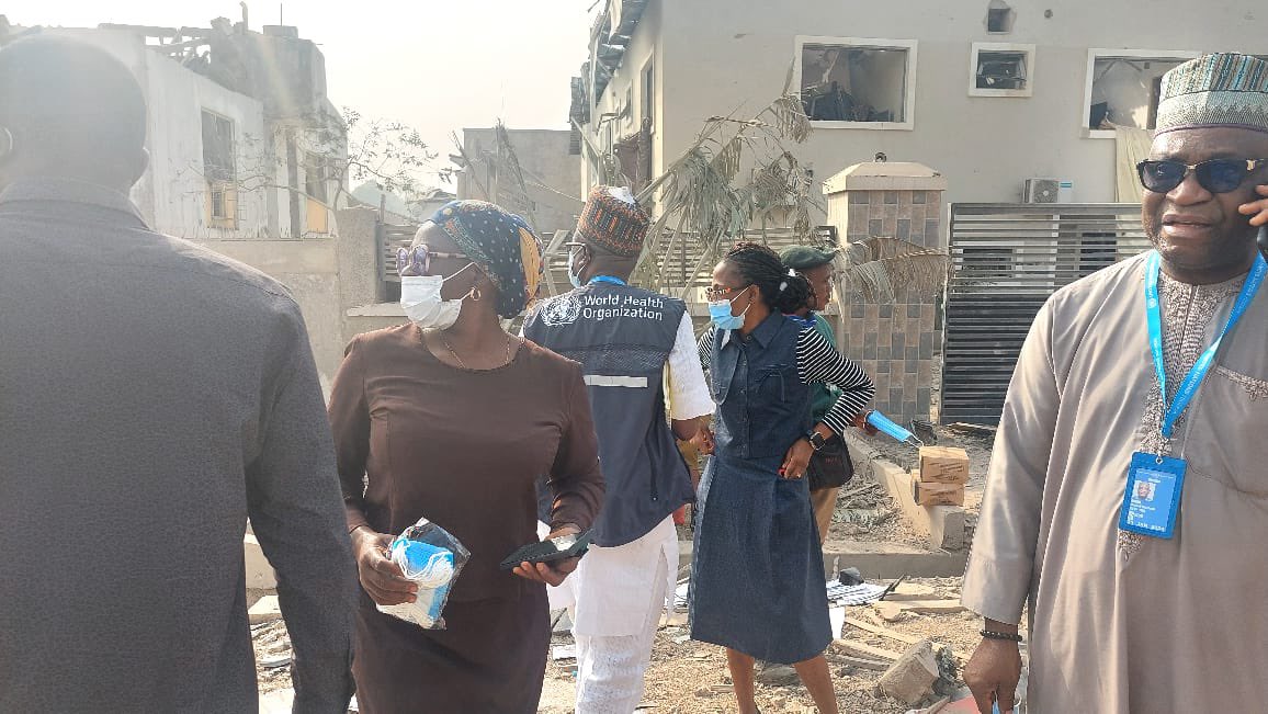 WMulombo's tweet photo. Concerned by the news of an explosion that rocked Ibadan with ensuing casualties and death. @WHONigeria commiserates with the @oyostategovt and affected families. Our thoughts and prayers are with those who lost their loved ones. @UN_Nigeria https://t.co/eZmBUnVNJM