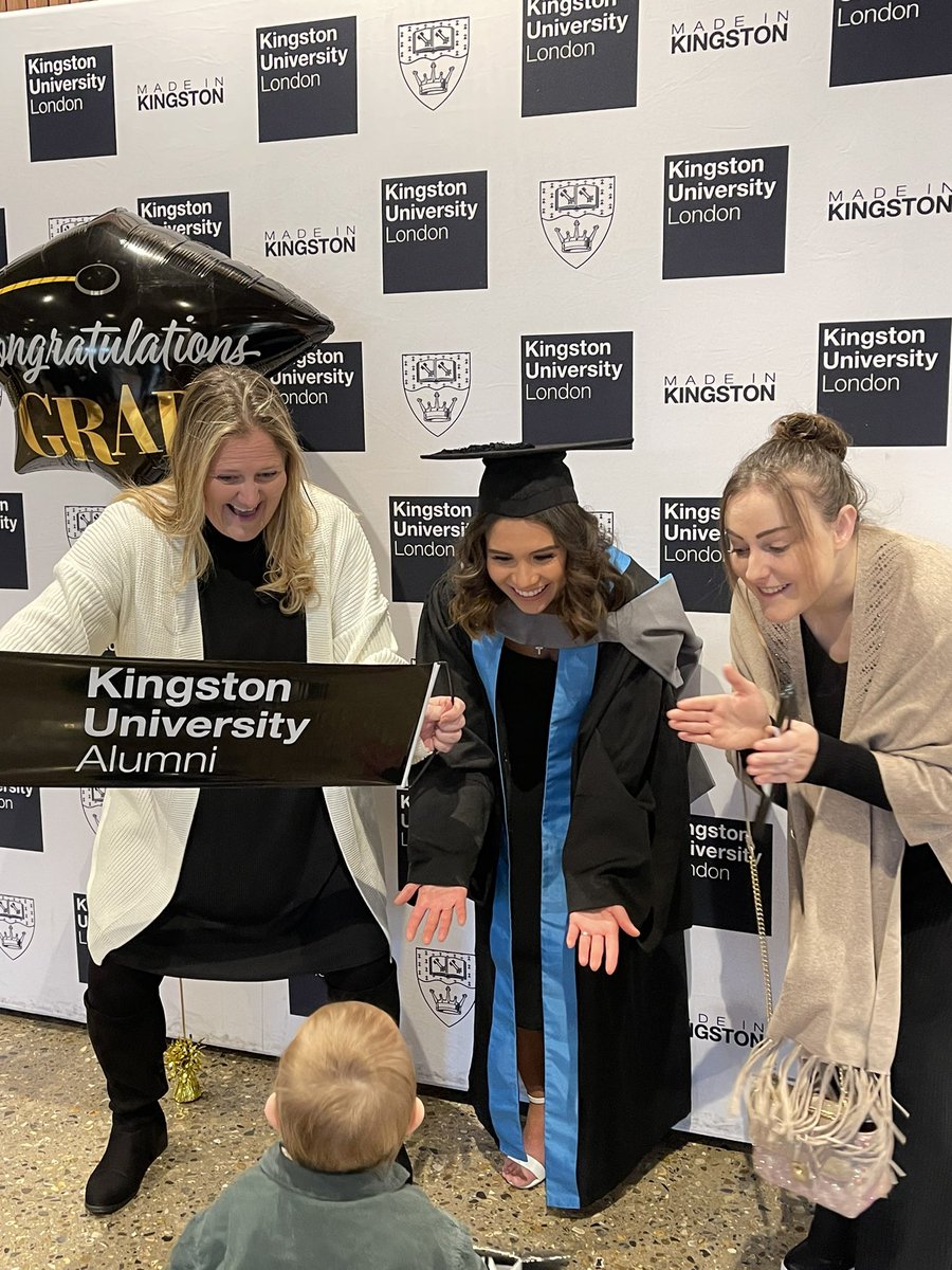 Emmie Hopkinson (@emmie_hopkinson) on Twitter photo I couldn’t have graduated 👩🎓 without these two wonderful women cheering me on.
Side Note: Can you tell we’re children’s nurses? <a href="/KingstonUni/">Kingston University</a> #madeinkingston I couldn’t have graduated 👩🎓 without these two wonderful women cheering me on.
Side Note: Can you tell we’re children’s nurses? <a href="/KingstonUni/">Kingston University</a> #madeinkingston