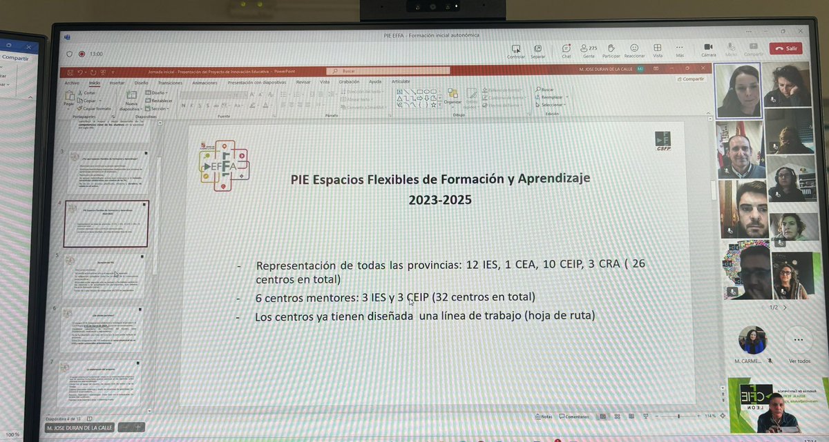 CFIEdeLeon's tweet photo. 🚀🚀🚀 Comienza la formación del #PIEEFFA ESPACIOS FLEXIBLES DE FORMACIÓN Y APRENDIZAJE
EQUIPOS EFFA EN LOS CENTROS:“Transformación de espacios y metodologías”.
3️⃣2️⃣ centros @educacyl en total, 6️⃣ de ellos centros mentores.
@CSFPJCYL https://t.co/YXmQex6XEd
