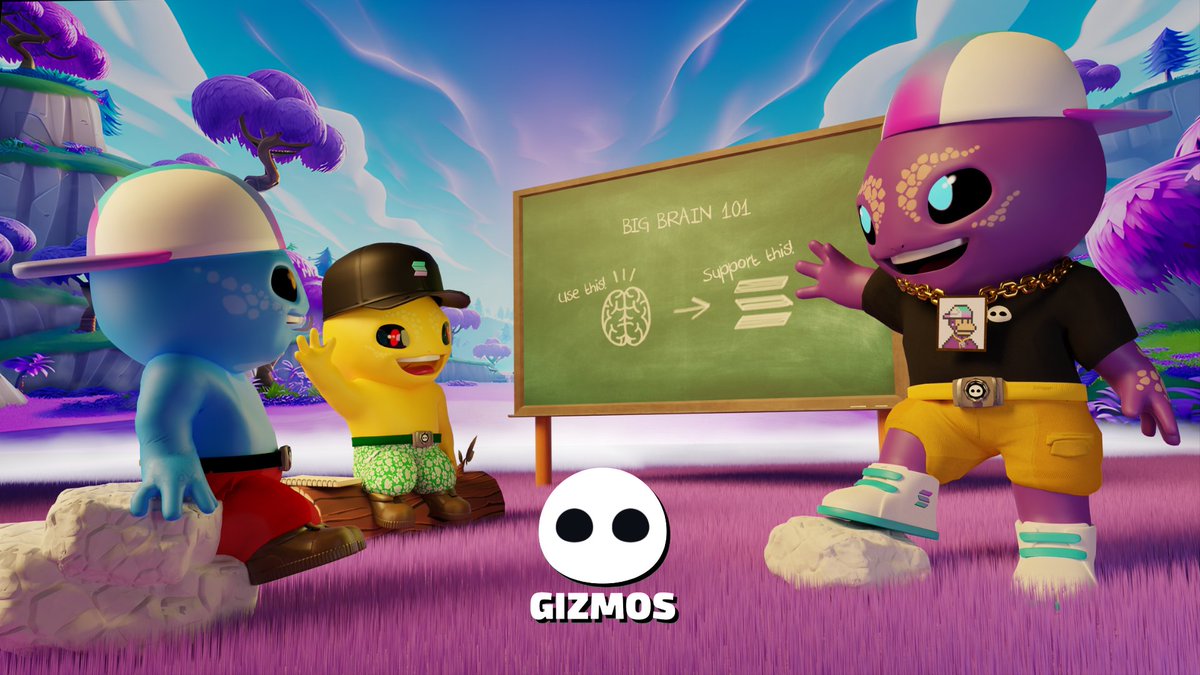 Presenting : <a href="/SOLBigBrain/">S◎L Big Brain</a> Gizmos Honorary

also, SBB &amp; Solana traits for Gizmos Genesis collection (upcoming mint)

👾🫶🧠

#LFGizmos

All interactions will be considered.