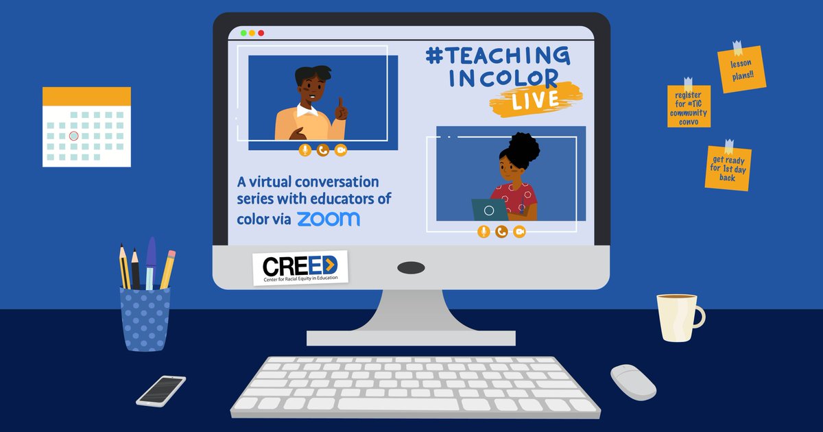 We had a great time meeting with our #TeachinginColor Community last night for a mid-year check-in!

We meet virtually every month to connect and discuss relevant topics. Are you a teacher of color interested in joining the conversation? Sign up today: creed-nc.org/teachingincolor