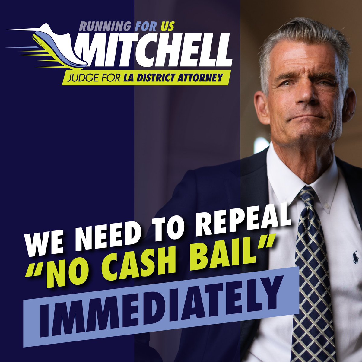 thejudge4da's tweet image. When there is probable cause that a person has committed a crime, that person should be arrested and taken to jail. Bail needs to be decided by a judge at the time of arraignment.

Support our campaign for a better Los Angeles at TheJudge4DA.com
