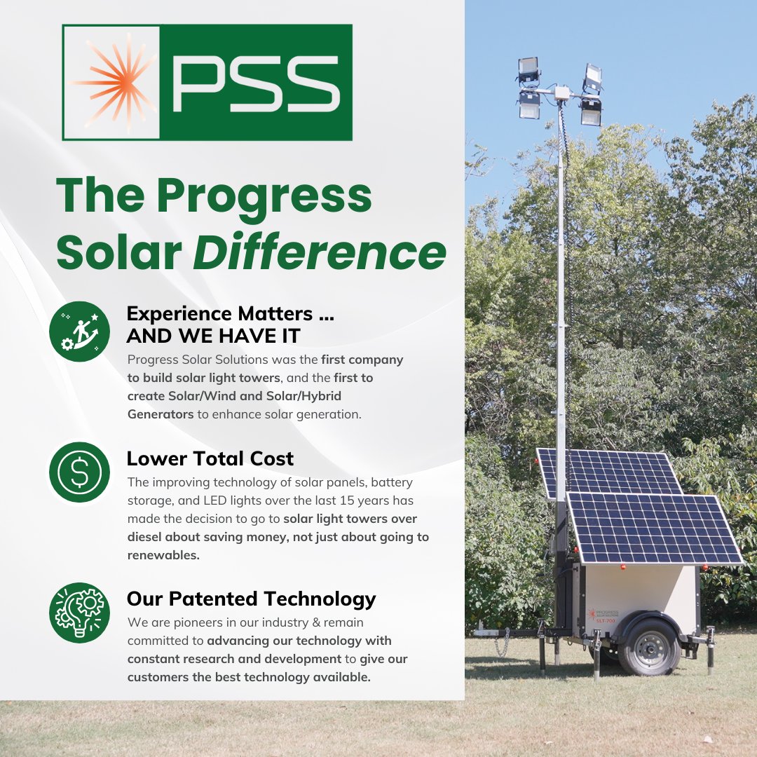 PSolarSolutions's tweet image. Why PSS? The Progress Solar difference speaks for itself.

#solar #solarpanels #solarenergy