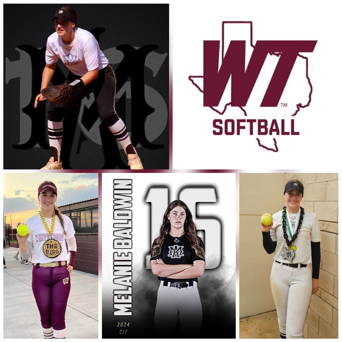 #AMNTXRFAMILY join me in congratulating #2024 CIF Melanie Baldwin Aka Melly Mel @Melanie37541727 on her verbal commitment to @WTSoftball #Culture #WhatWeDo #fAMilyOverEverything #WeAreWhoWeSayWeAre #74AndCounting
