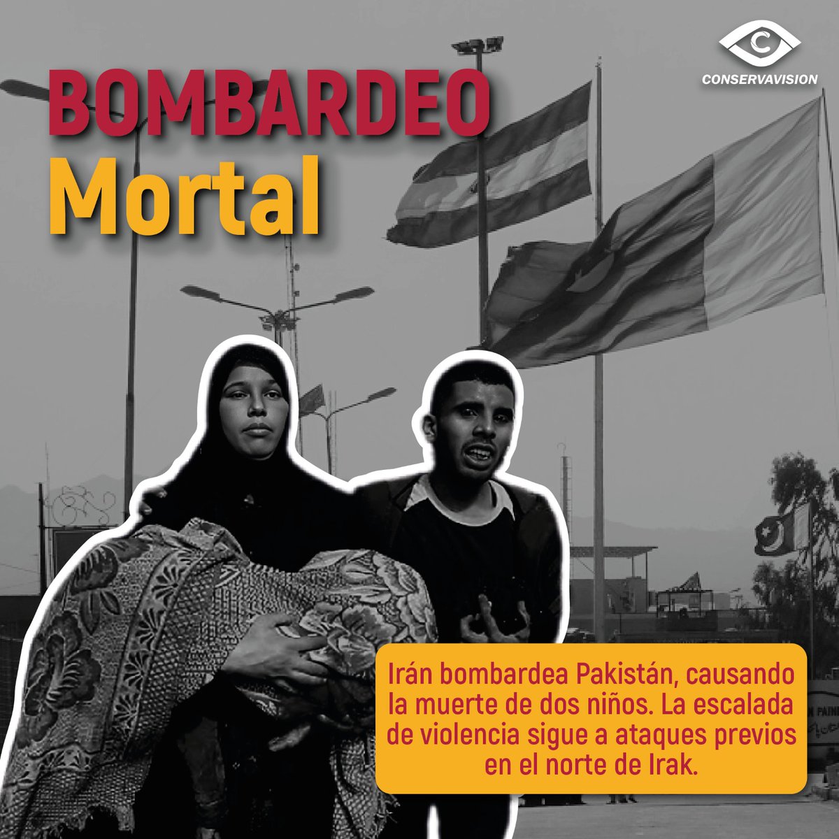 🚨 ¡Alerta en la frontera! 🚨

Irán desata tragedia en Pakistán. Dos niños inocentes perdieron la vida. 

#Noticias #Internacionales #Pakistán #Irán #ConsecuenciasTrágicas #Tragedia #New #Viral #Caos #Niños