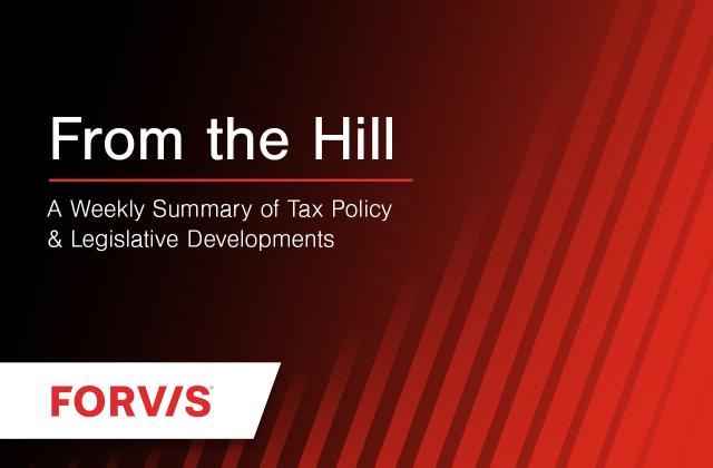 This week’s activities on the Hill include an agreement to adopt a new short-term funding deal. Find out more in this edition of <a href="/FORVIS/">FORVIS</a>’ From the Hill: bit.ly/3Soa1Z6