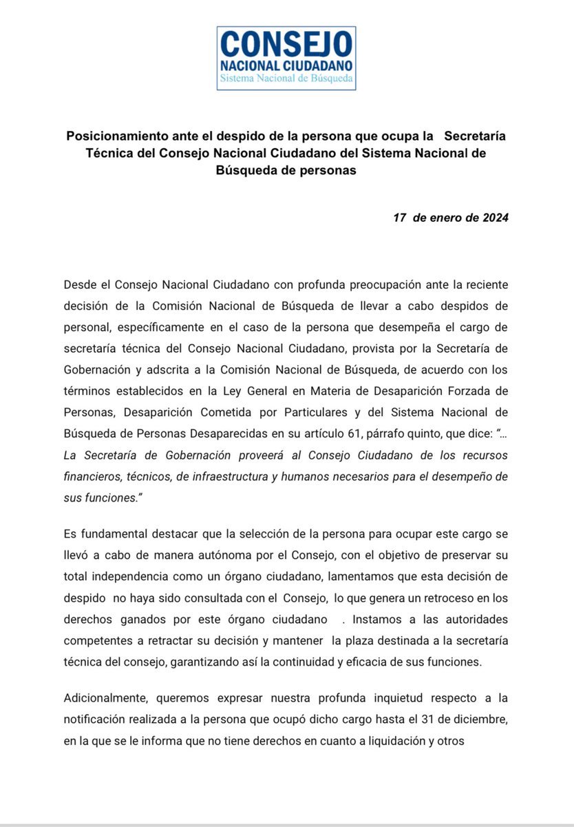 Consejo Nacional Ciudadano tweet media