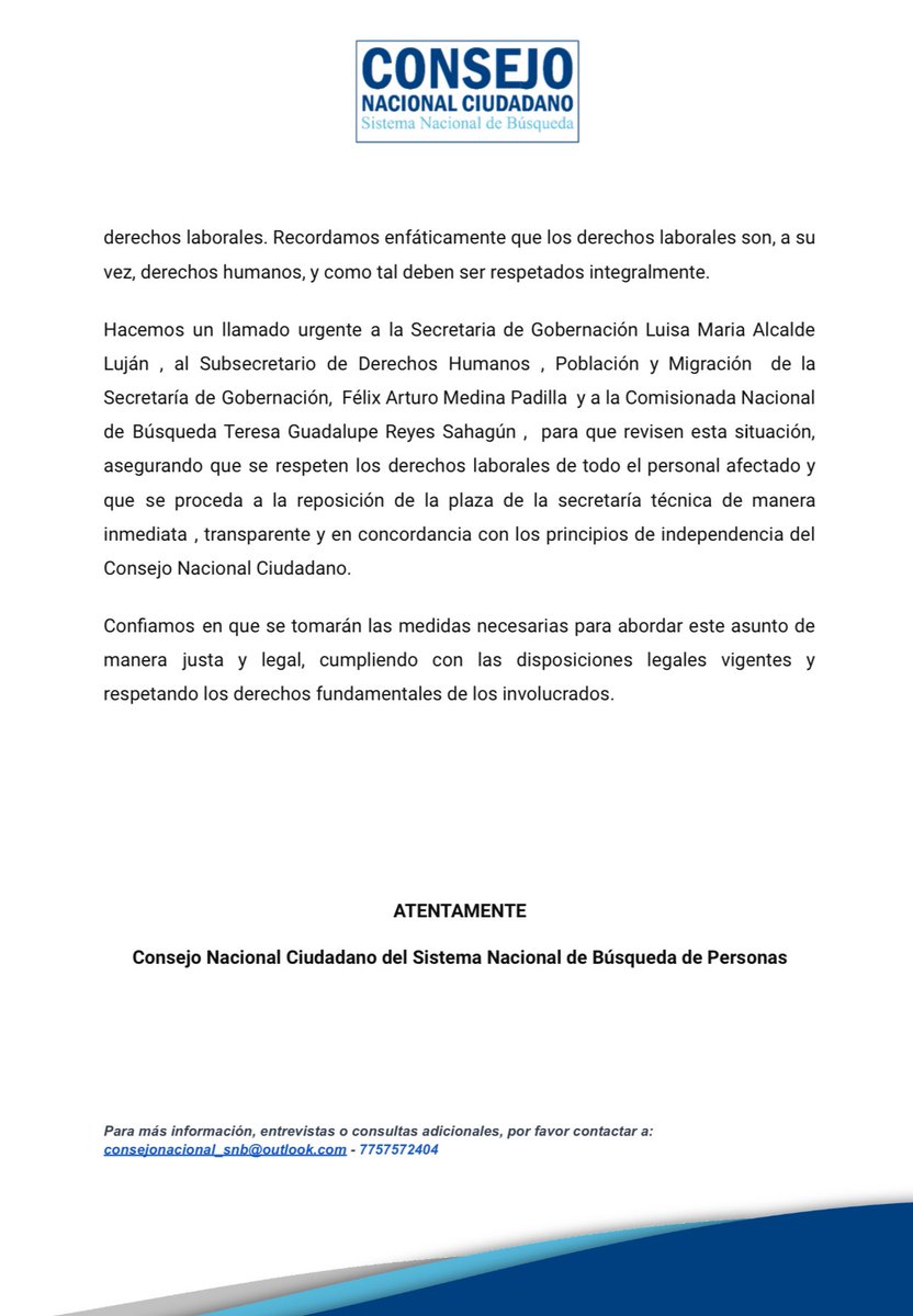 Consejo Nacional Ciudadano tweet media