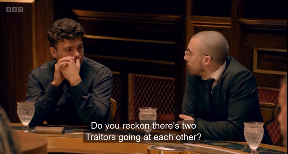 I SCREAMED. Harry is watching this and counting the prize pot in silence #TheTraitors