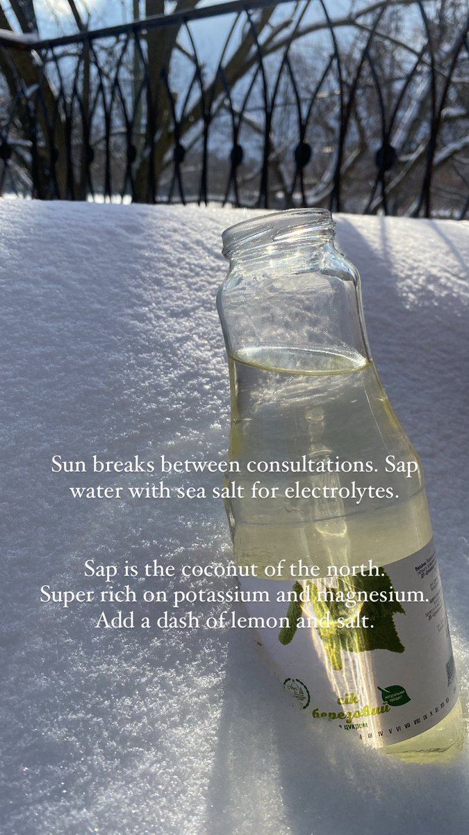 BioavailableNd's tweet photo. Tree Sap: the coconut of the north. https://t.co/ndSFspAqYI