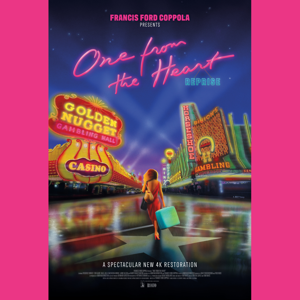Rialto Pictures (@rialtopictures) on Twitter photo Francis Ford Coppola's ONE FROM THE HEART: REPRISE opens Friday at <a href="/DrafthouseLA/">Alamo Drafthouse LA</a> in a new 4K restoration!
Starring Frederic Forrest, Teri Garr, Raul Julia, and Nastassja Kinski
Featuring Academy Award-nominated music by Tom Waits
Get your tickets now:
drafthouse.com/los-angeles/sh… Francis Ford Coppola's ONE FROM THE HEART: REPRISE opens Friday at <a href="/DrafthouseLA/">Alamo Drafthouse LA</a> in a new 4K restoration!
Starring Frederic Forrest, Teri Garr, Raul Julia, and Nastassja Kinski
Featuring Academy Award-nominated music by Tom Waits
Get your tickets now:
drafthouse.com/los-angeles/sh…