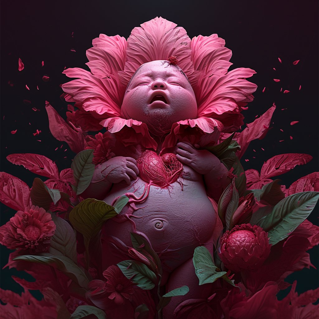 Some creepy ass flower children