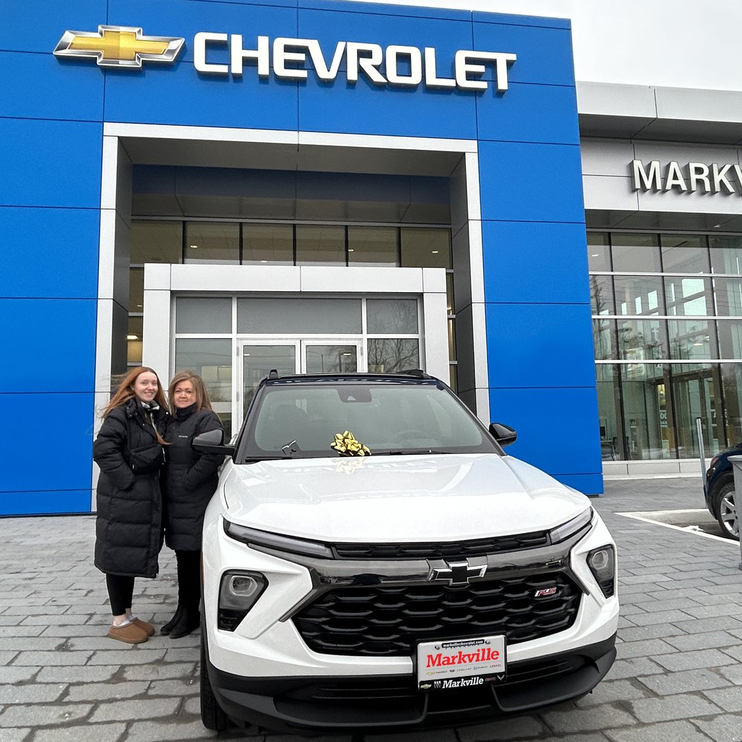 MarkvilleChev's tweet photo. 🚗✨ Revving up the family fun with a brand new #Trailblazer! Looks like good taste runs in the family. Let us know if you recognize one of @markvillechev's own. #NewCar #Upgrade #chevylife https://t.co/7IYhR8kn58