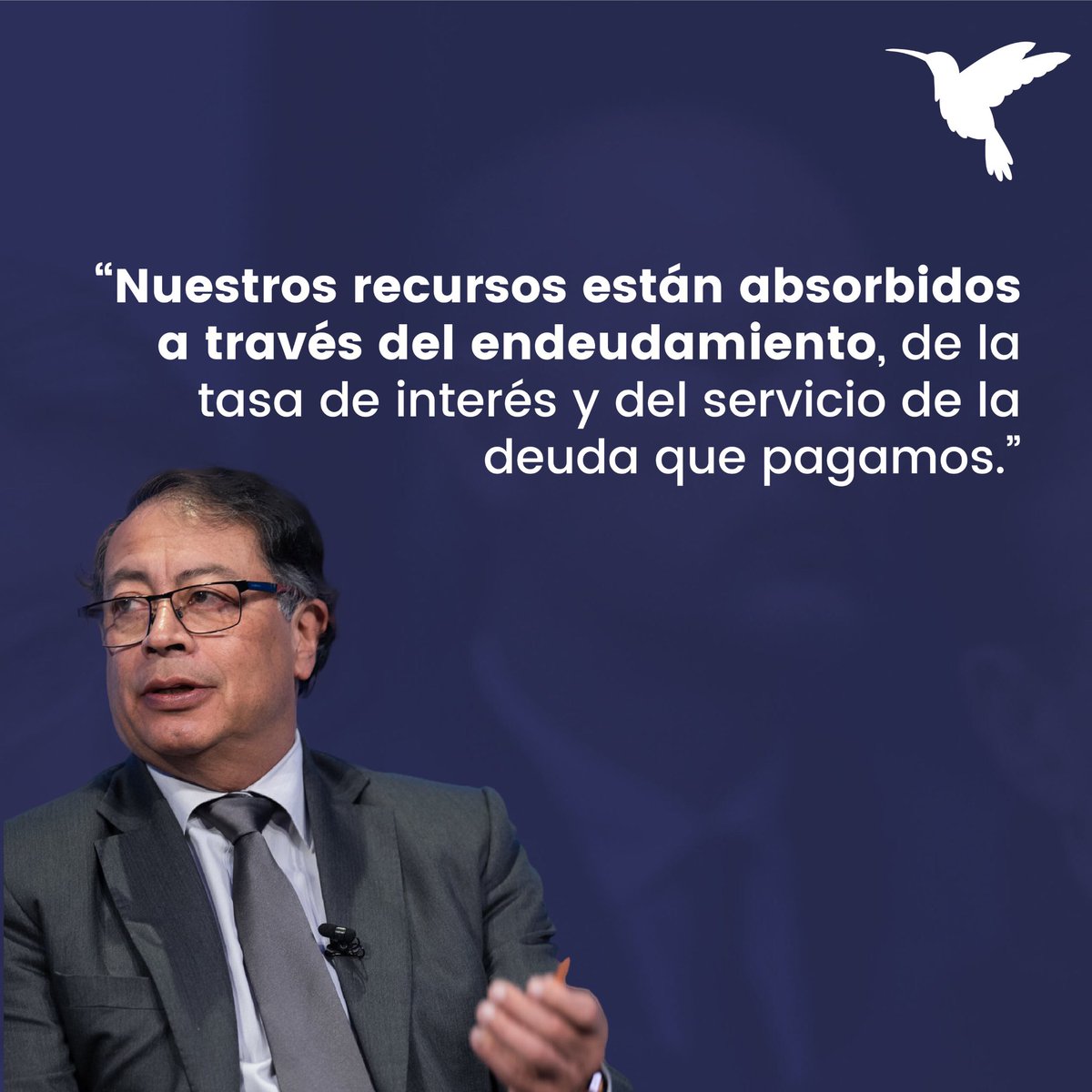 albertobemo's tweet photo. En este panel el presidente Petro habló de la crisis mundial que hoy vivimos y explicó cómo esta tiene relación directa con la crisis climática, afirmando ante líderes, expertos, jefes de estados, y medios de comunicación de todo el mundo, que la forma en que abordemos dicha crisis nos podrá llevar hacia un pacto de democracia para la humanidad o hacia la barbarie.

El presidente también hizo alusión a los esquemas de cooperación que existen para enfrentar la crisis climática y de cómo estos no son efectivos, planteando la necesidad de la “liberación de la potencia del sur”, en términos de poder generar desde el sur global energías limpias y economía descarbonizada para que estas naciones puedan así producir recursos propios.