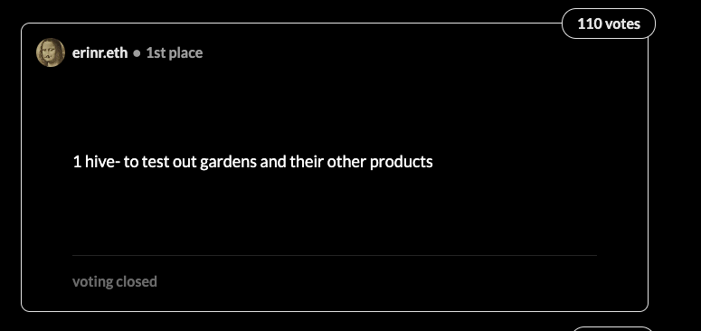 ELI5DAO's tweet photo. @1HiveOrg ELI5 #DAO members have voted, and we will be testing out some of the products from your community! https://t.co/OobxxIUGAF https://t.co/JwJetBmSOK