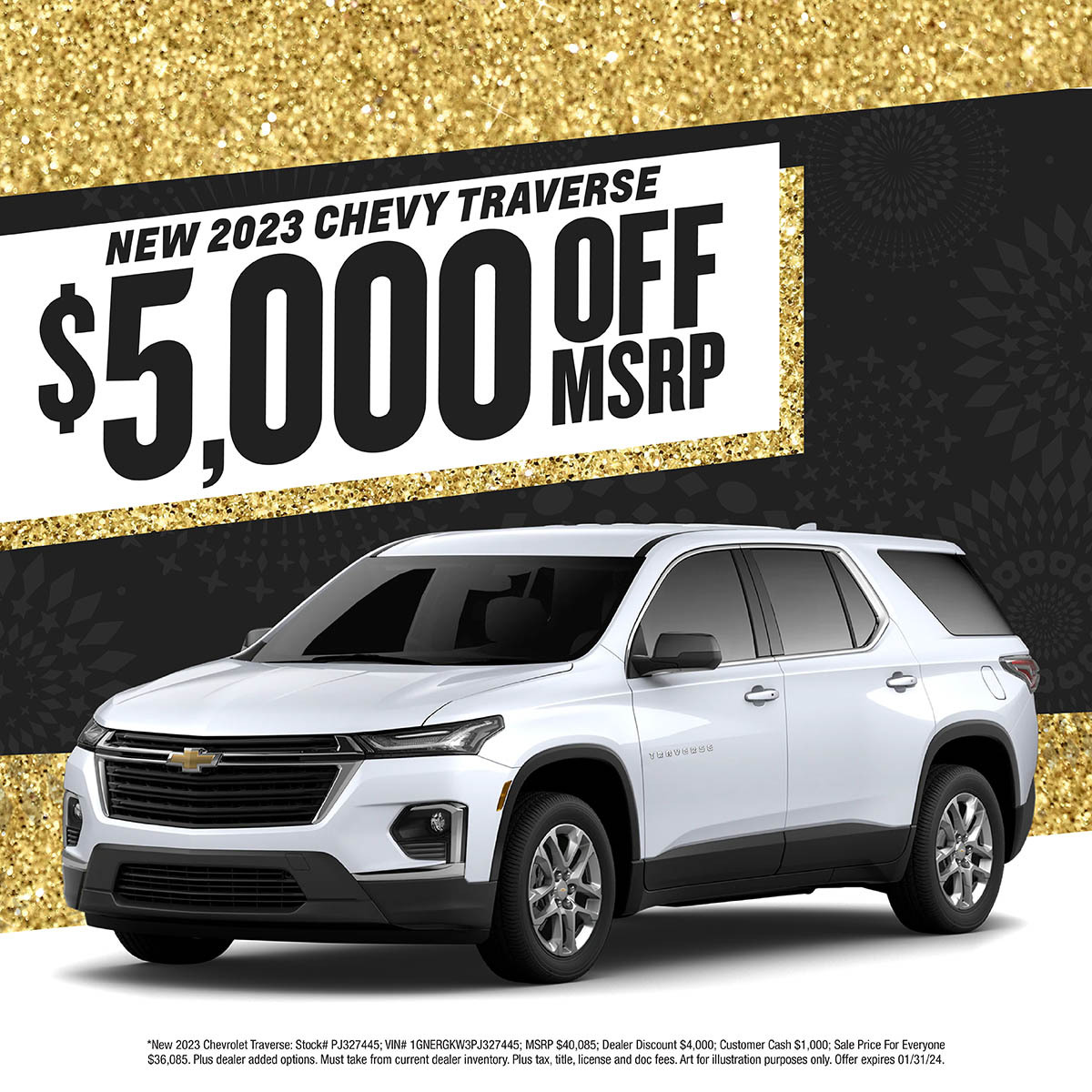 Check out Friendly Chevrolet's amazing deals on SUVs, during New Year Kickoff Event✨

Don't miss out on these deals, during our New Year Kickoff Event💵 (link in bio)

#FriendlyChevrolet #DriveFriendly #DriveFriendlyDallas  #2023Traverse #2024Equinox #2024Blazer