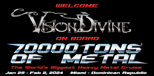 Welcome VISION DIVINE (@visiondivine) onboard #70000TONS OF METAL 2024! #MetalCruise