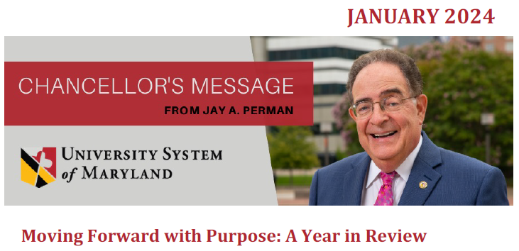 With enrollment, graduation rates &amp; financial aid on the rise, the USM is moving forward on the priorities that matter most to our students &amp; to Maryland. Sharing good news from the Annual Report, @JayPerman reflects on how far we’ve come &amp; what's next. usmd.edu/usm/chancellor…