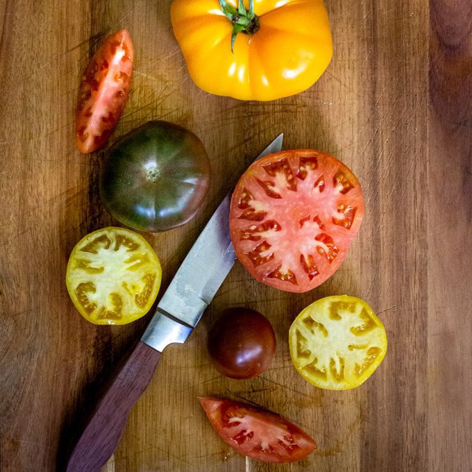Taste the food.