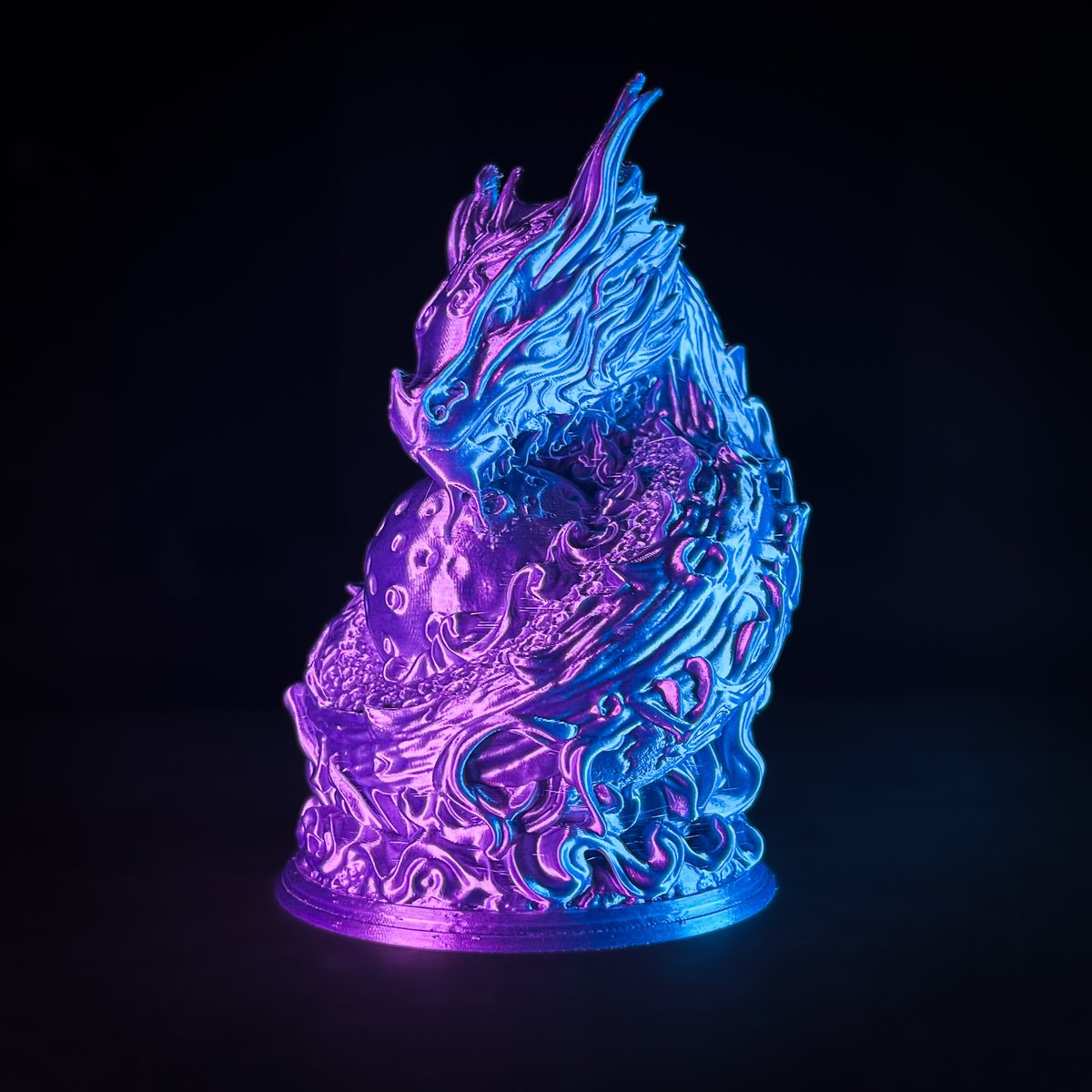 fotismint's tweet image. Moon Dragon bust
Sculpted and rendered in @zbrush and @KeyShot3D
FDM print on a @Prusa3D mk3/s+ Anniversary edition
#3dprinting #zbrush #Dragon #3dmodeling