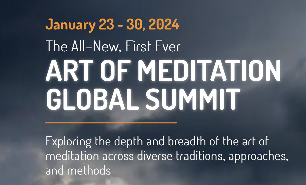 Dzigar Kongtrul Rinpoche will be speaking at the Art of Meditation Global Summit; Exploring the depth & breadth of meditation across diverse traditions, approaches & methods. Rinpoche's talk will be live from January 25 through 27. Registration & Info: bit.ly/3HmP5LT