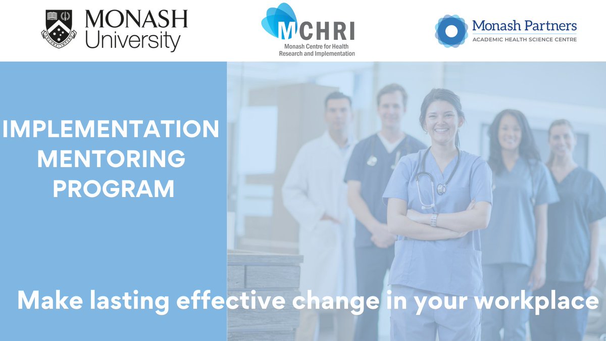 🚀 Start 2024 with a new PD opportunity & join a community of like-minded peers! The 12-month Implementation Mentoring Program will build knowledge & skills in implementation science & healthcare improvement with support & easy-to-use implementation tools🔗bit.ly/3uJEasu
