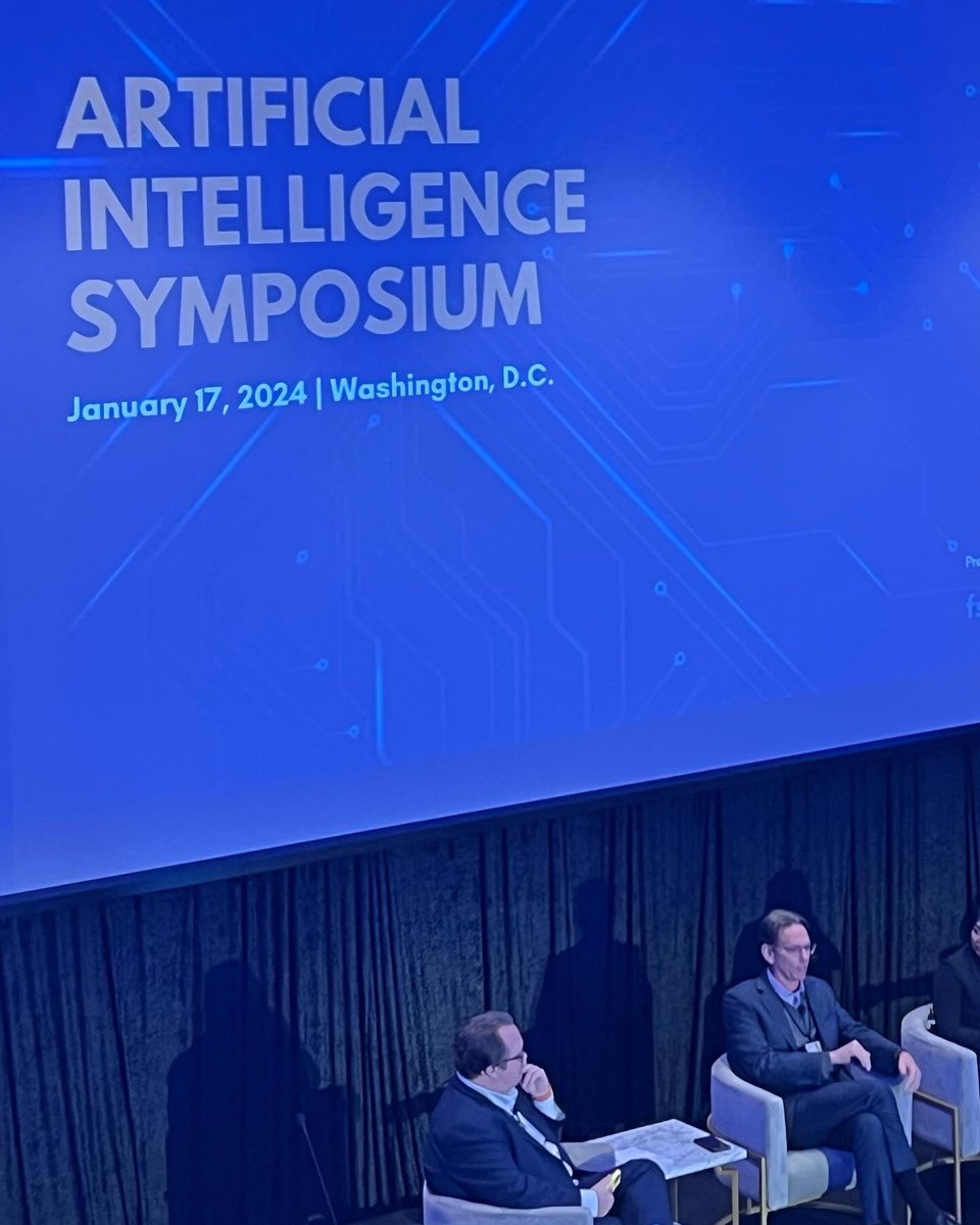 @ Artificial Intelligence in HC Symposium in DC-Thanks @TheFSMB for the invitation; “shared responsibility”to assure AI improves quality of patient care and the experience for patents, physicians and other HC teammates.🩺🧑🏻‍⚕️👨🏼‍⚕️🙌 @NBOME @AOAforDOs @AACOMmunities