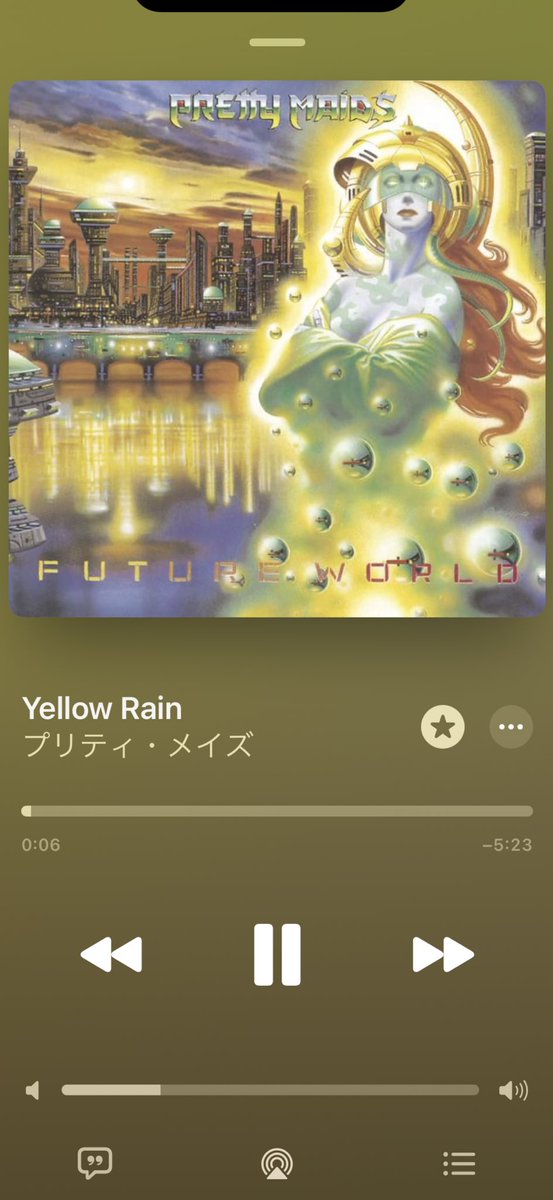 710Gozi's tweet photo. 今朝の一曲
#PrettyMaids
#YellowRain
デンマーク🇩🇰出身のメタルバンド
1987年リリースの2ndアルバム
『Future World 』より https://t.co/VffngllXaq