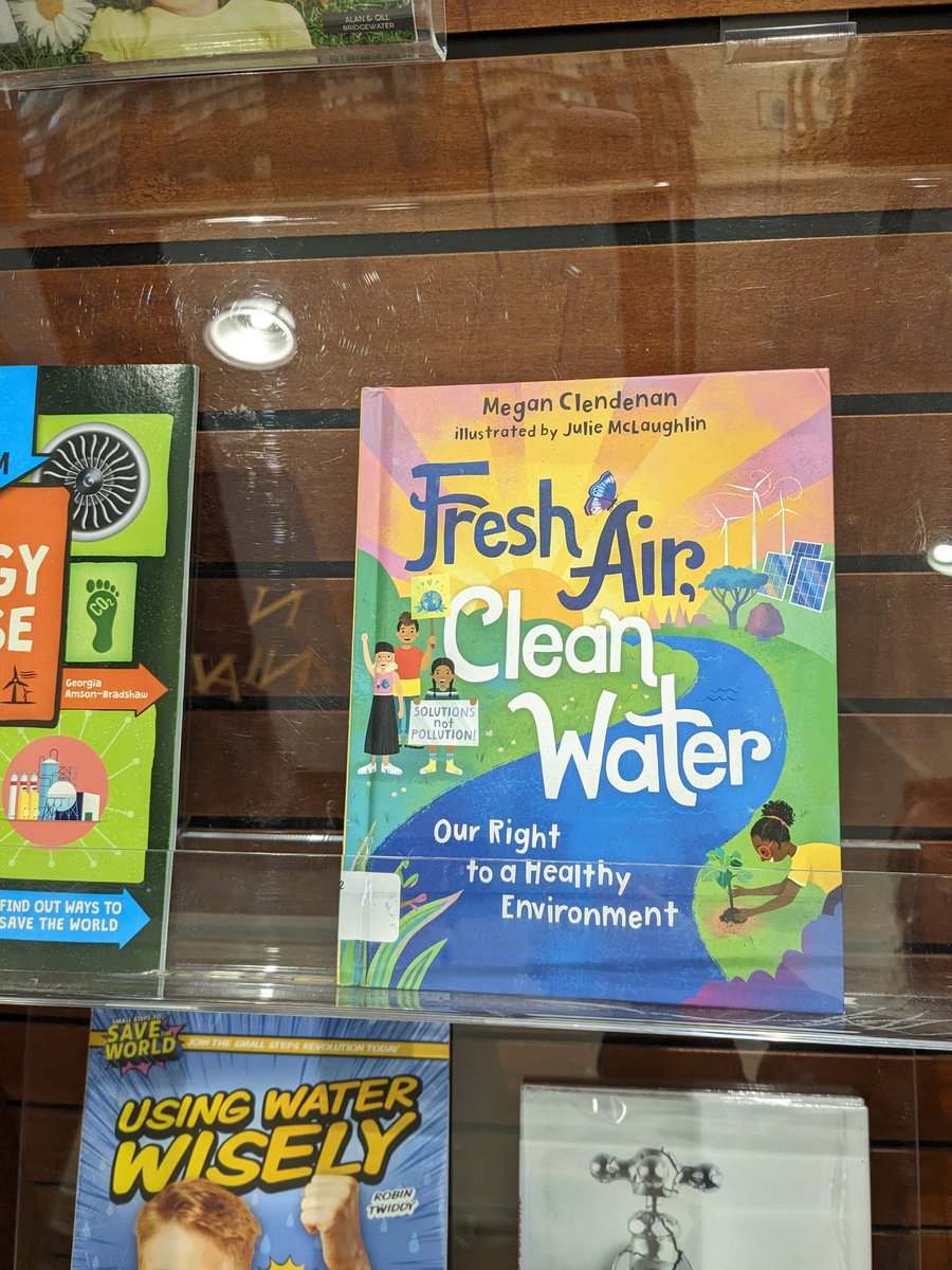 'our right to a healthy environment' 
If anyone in the #utleg would like to learn more 👀 check the children's section of the library, and then let's do some stuff to make Utah better, please! #savethegsl #savethegreatsaltlake