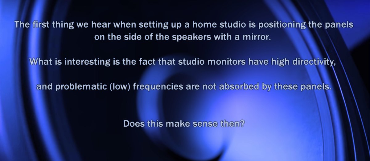 WelcometoMetal's tweet photo. The first thing we hear when setting up a home studio is positioning the panels on the side of the speakers with a mirror.
https://t.co/mJWWOKdJLx #Studio #recordingStudio #masteringStudio #Sonicaryman #acousticWave #HomeStudio #acousticPanels #studiomonitors #absorptionpanels https://t.co/NfDLdT4JPq