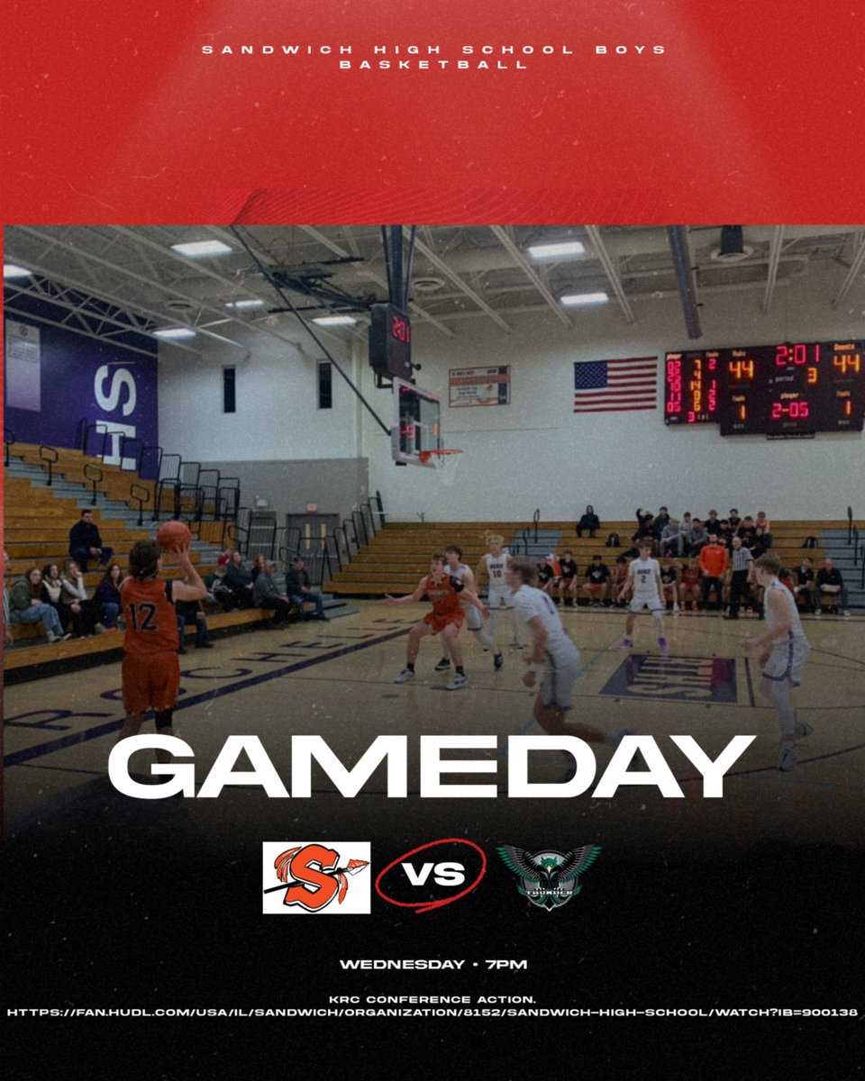 Attention Indian fans if you are unable to attends tonight's game below  is the link to watch tonight's Varsity game. Have a great night and be safe. fan.hudl.com/usa/il/sandwic…