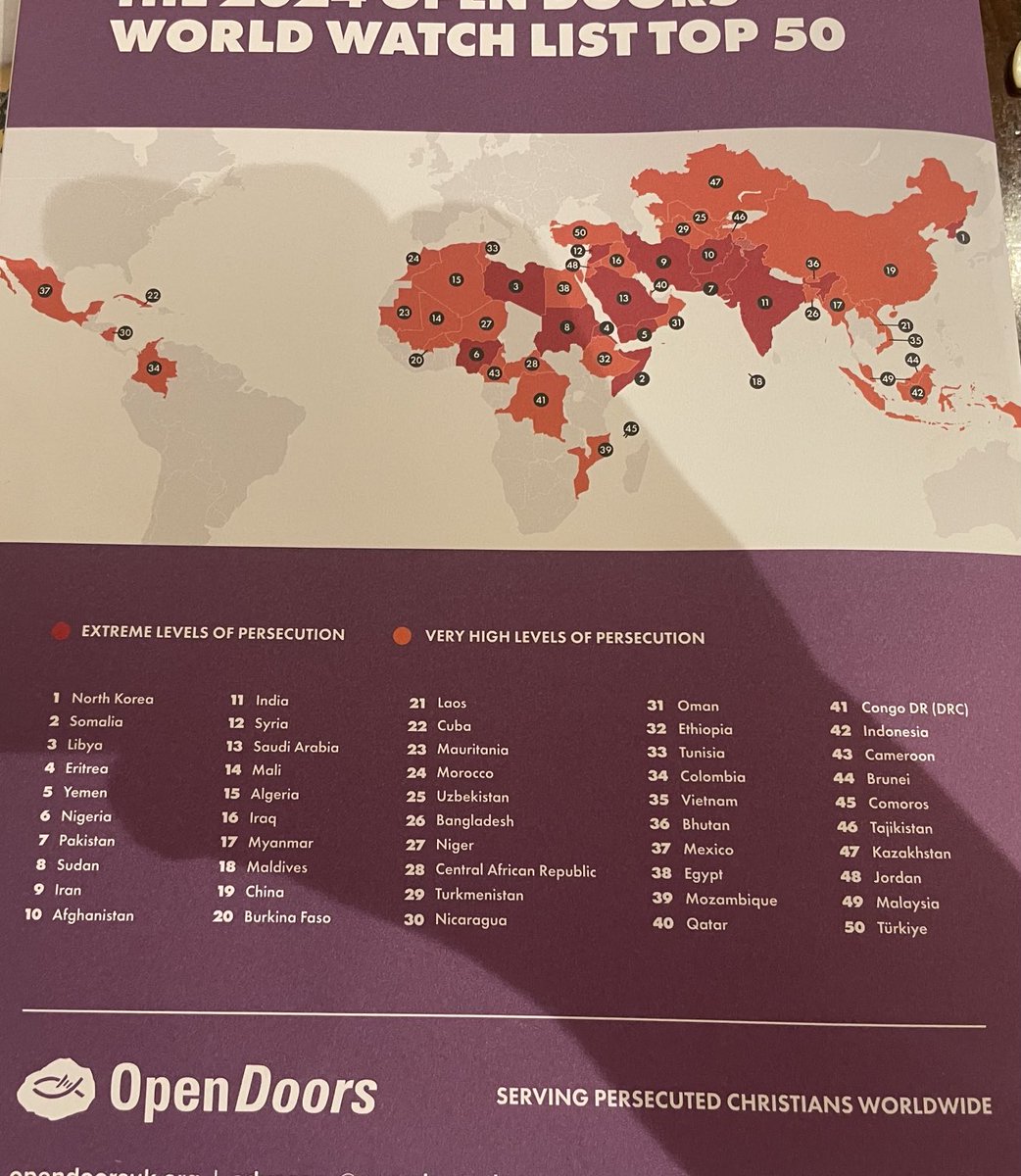 ArleneFosterUK's tweet photo. Humbled to attend the Parliamentary launch of the world watch list for Christian persecution. HMG needs to do more to speak up for Christian minorities across the world who are living in fear. #OpenDoors https://t.co/jqK6yYi8cR
