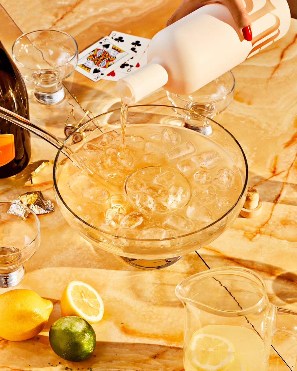 Sharing a team favorite: crisp and refreshing Citrus Flower Punch 🍋 

Recipe:
- 1 bottle Haus Citrus Flower 
- 2 cups lemonade
- 1/2 bottle Prosecco
- 1 lime, zest + juice