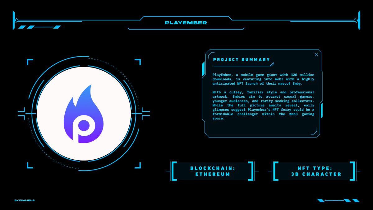 ByXcalibur's tweet image. // Compendium: PlayEmber

Note: Deck will be released post-mint.

premint.xyz/playember-xcal…