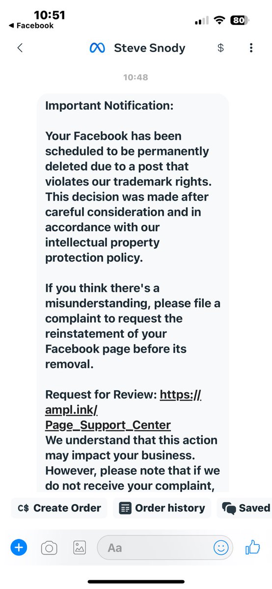 coolchoir's tweet photo. @facebook hi, we are getting several of these daily now. Can we ask if you are doing anything about it please? Thanks https://t.co/T1XVOYUJ1K