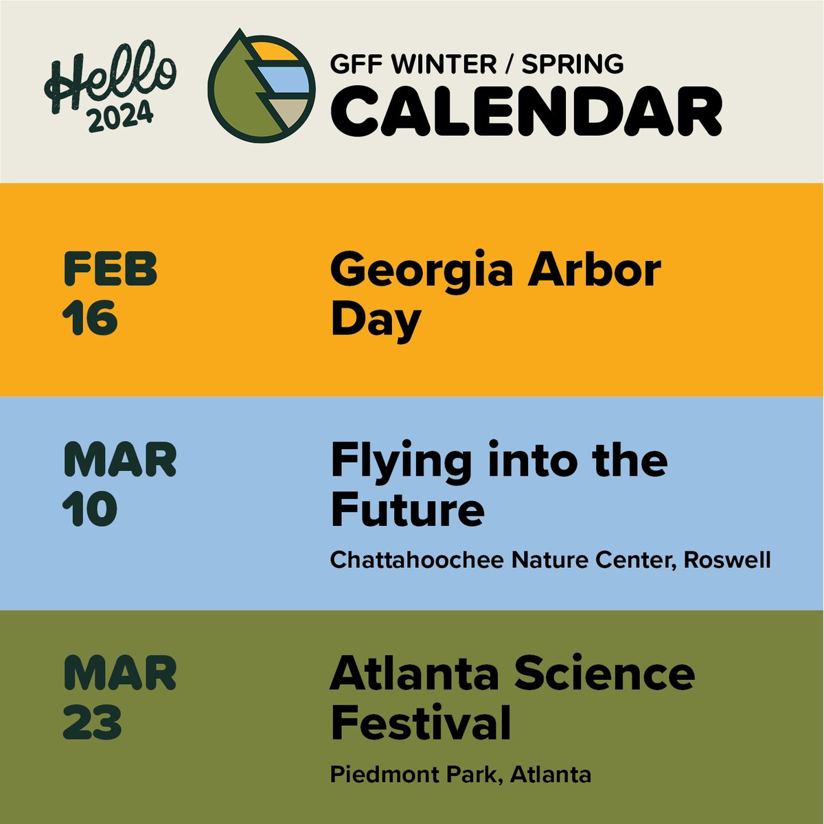 Georgia Forestry Foundation (@gaforestryfdn) on Twitter photo 🌲 GA plants 3 pine trees for each tree harvested!
➡️ <a href="/CNCNature/">Chattahoochee Nature Center</a>: How forestry is innovating using tech
🔬 <a href="/ATLSciFest/">Atlanta Science Festival</a>: Annual celebration of the world-class learning and STEM career opportunities in metro Atlanta
#1forestrystate #gaforestswork #arborday #ATLSciFest #STEM 🌲 GA plants 3 pine trees for each tree harvested!
➡️ <a href="/CNCNature/">Chattahoochee Nature Center</a>: How forestry is innovating using tech
🔬 <a href="/ATLSciFest/">Atlanta Science Festival</a>: Annual celebration of the world-class learning and STEM career opportunities in metro Atlanta
#1forestrystate #gaforestswork #arborday #ATLSciFest #STEM