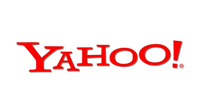 an old Yahoo logo.