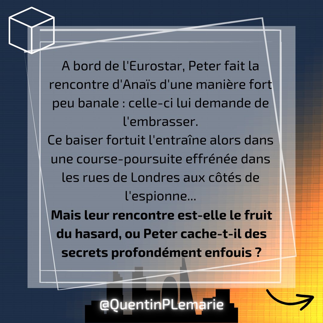 QuentinPLemarie's tweet photo. Découvrez Peter et Anaïs, les deux protagonistes de mon thriller d'espionnage Le Jour où la Boîte s'est ouverte édition révisée! https://t.co/IRajkB2m9C