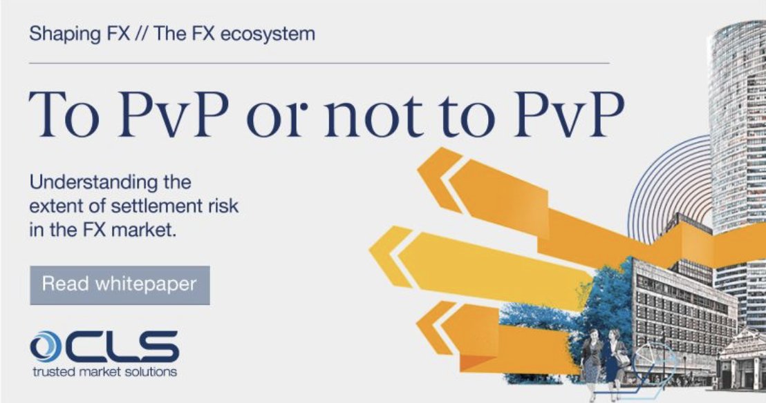 Read our whitepaper by Dirk Bullmann, Global Head of Public Policy, which examines the difficulty in measuring the magnitude of settlement risk in the FX market >> cls-group.com/insights/shapi… The whitepaper shares our own analysis on the extent of settlement risk and explores how to…