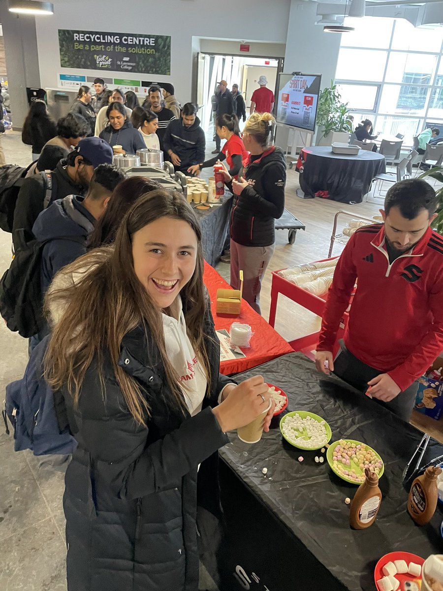 Jamie Belec (@jamiebelec) on Twitter photo Show your #spirit at <a href="/whatsinsideslc/">St. Lawrence College</a> today! It is Spirit Day! Our incredible team is serving up all kinds of fun, including coffee, hot chocolate, marshmallows, and even whipped cream! Prizes Show your #spirit at <a href="/whatsinsideslc/">St. Lawrence College</a> today! It is Spirit Day! Our incredible team is serving up all kinds of fun, including coffee, hot chocolate, marshmallows, and even whipped cream! Prizes