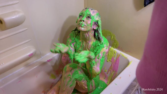 It's with great pleasure that I reveal my first upload as WamArtistry, "Messy Latina Meredith Slimed