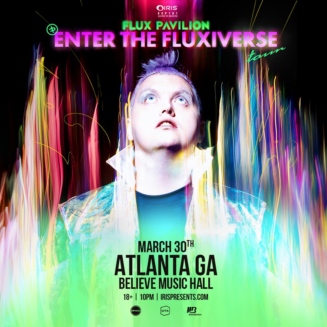 🌍SHOW ANNOUNCEMENT 🌍
 
<a href="/Fluxpavilion/">fluxpavilion.wav</a> is bringing the Enter The Fluxiverse tour to Believe Music Hall 🪐 Believers! “I Can’t Stop” thinking about this Mind-blowing night!!!🤯 ❤️‍🔥

Tickets go on sale 1/19 @ 1pm EST🕺